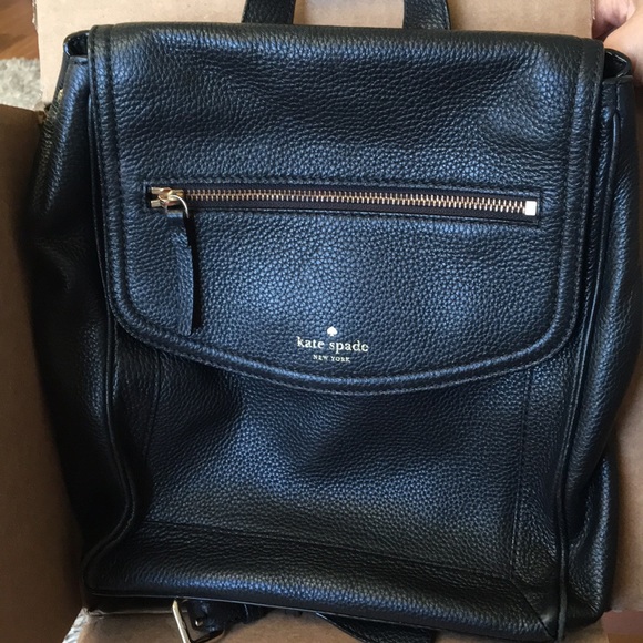 kate spade leather backpack